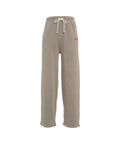 Pantaloni jogger con logo #marrone