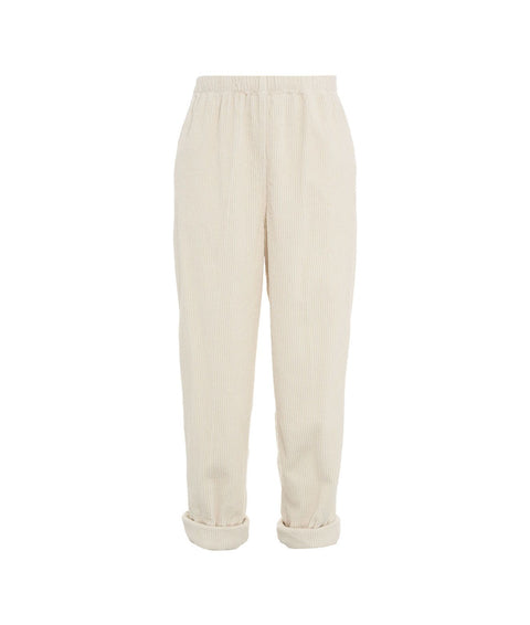 Pantaloni in velluto a coste 'Padow' #bianco