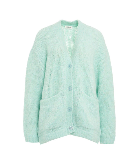 Cardigan in maglia #blu