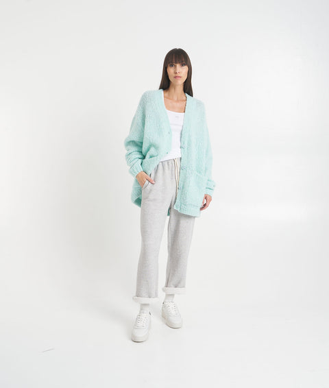 Cardigan in maglia #blu