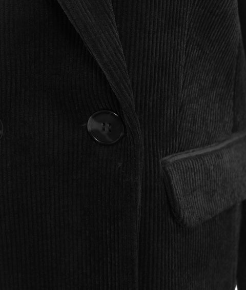 Blazer in velluto a coste 'Lafayette' #nero