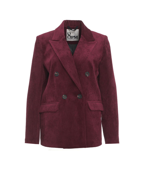 Blazer in velluto a coste 'Lafayette' #rosso