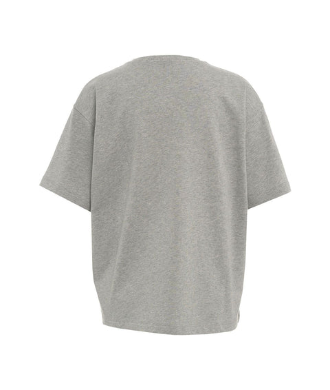 T-shirt con stampa del logo 'Howard' #grigio