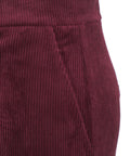 Pantaloni svasati 'King' in velluto a coste #rosso