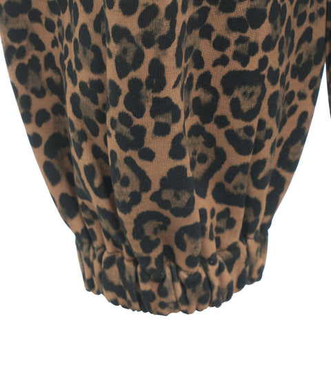 Pantalone da jogging in animalier 'Hampshire' #marrone