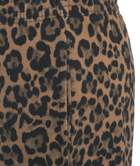 Pantalone da jogging in animalier 'Hampshire' #marrone