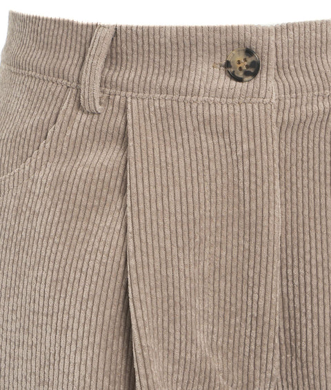 Pantaloni di velluto a coste 'Kean' #beige