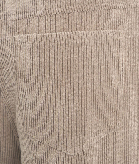 Pantaloni di velluto a coste 'Kean' #beige