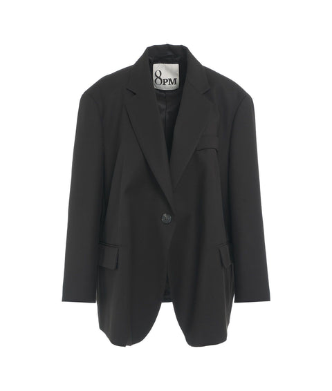 Oversize Blazer 'Savannah' #nero