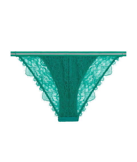 Slip in pizzo 'Wild Rose' #verde