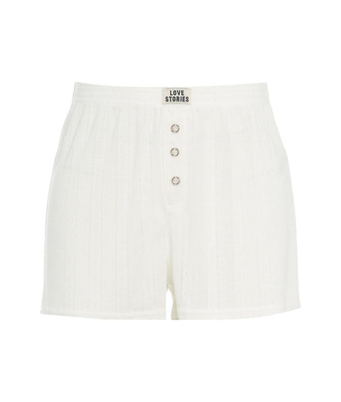 Pantaloncini stile boxer 'Sunday' #bianco