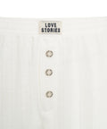 Pantaloncini stile boxer 'Sunday' #bianco