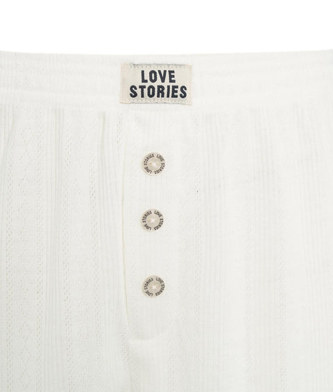 Pantaloncini stile boxer 'Sunday' #bianco