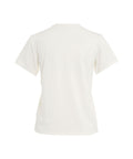 T-shirt con logo ricamato #bianco