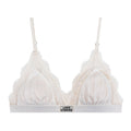 Bralette a triangolo 'Love Lace' #bianco