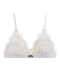 Bralette a triangolo 'Love Lace' #bianco