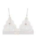 Bralette a triangolo 'Love Lace' #bianco