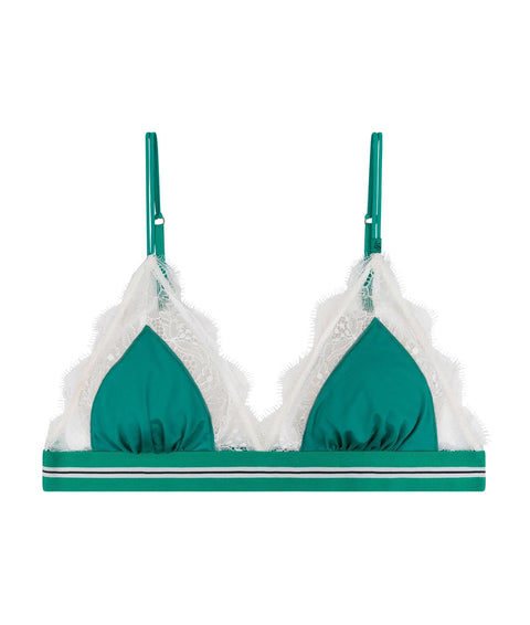 Bralette a triangolo 'Love Lace' #verde