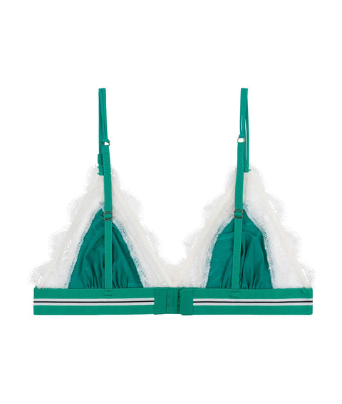 Bralette a triangolo 'Love Lace' #verde