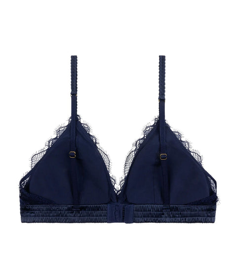 Bralette imbottita in pizzo 'Darling' #blu