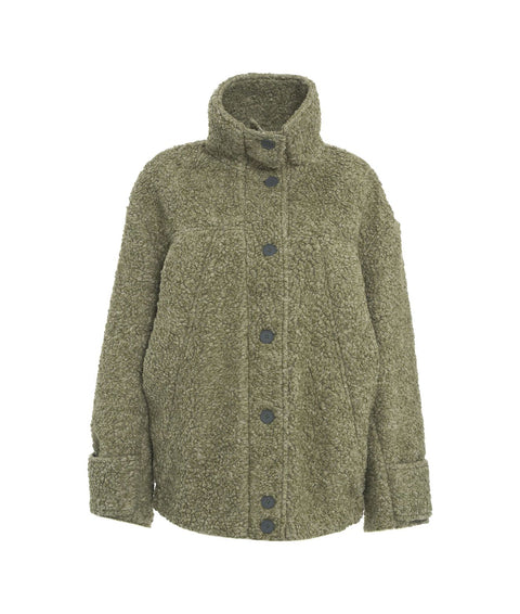 Giacca in boucle #verde