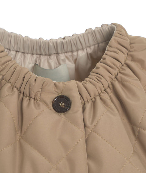 Gilet trapuntato #beige