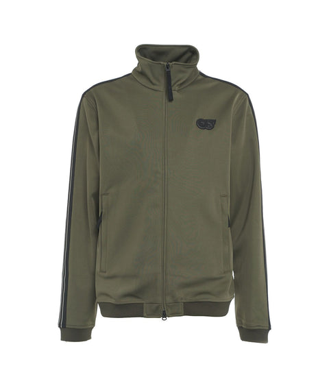 Trackjacket con logo #verde