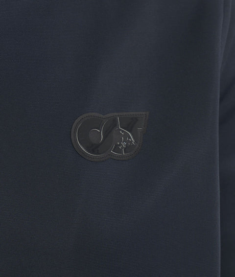 Trackjacket con logo #blu