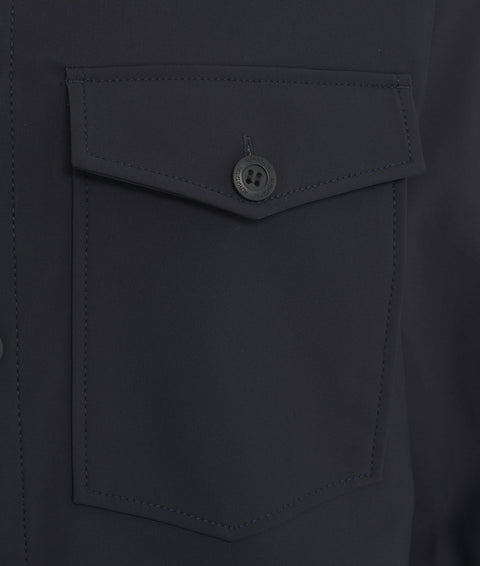 Giacca overshirt idrorepellente 'Ata Waver' #blu