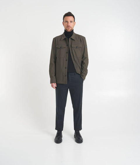 Giacca overshirt idrorepellente 'Ata Waver' #verde