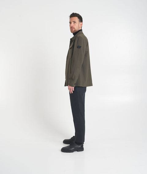 Giacca overshirt idrorepellente 'Ata Waver' #verde