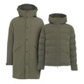 Parka con giacca staccabile 'Ata Oren' #verde