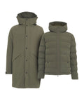 Parka con giacca staccabile 'Ata Oren' #verde