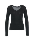 Maglione in misto lana merino #nero