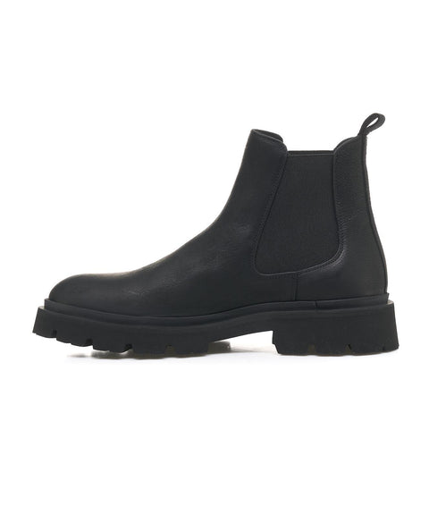 Chelsea Boots in pelle nubuck #nero