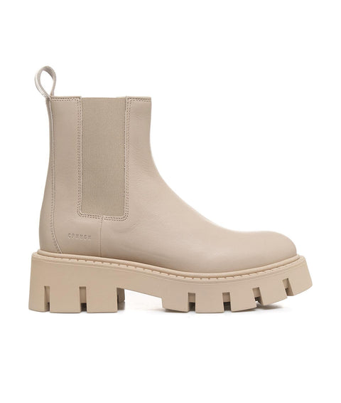 Chelsea boots in pelle liscia #beige