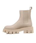 Chelsea boots in pelle liscia #beige