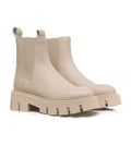 Chelsea boots in pelle liscia #beige