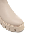 Chelsea boots in pelle liscia #beige