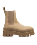 Chelsea boots in pelle nubuck #beige