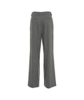 Pantaloni palazzo in misto lana vergine #grigio