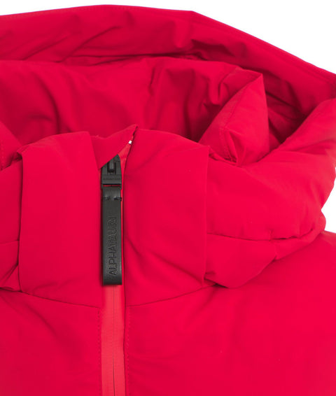 Gilet in piuma trapuntato 'Ocoav' #rosso