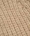 Berretto a maglia in misto lana #beige