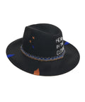 Cappello 'Classico' con ricamo #nero