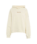 Hoodie con stampa logo #beige