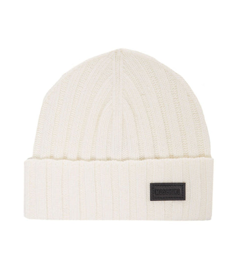 Beanie in maglia #bianco