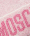 Berretto in maglia mohair con logo #pink