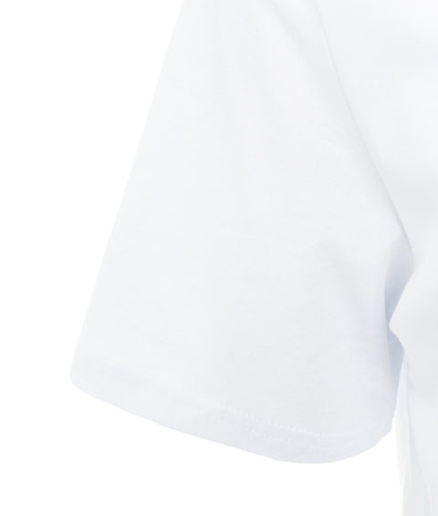 T-shirt con stampa 'CVI' #bianco