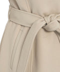 Cappotto in lana con inserto 'Shia-SLB' #beige