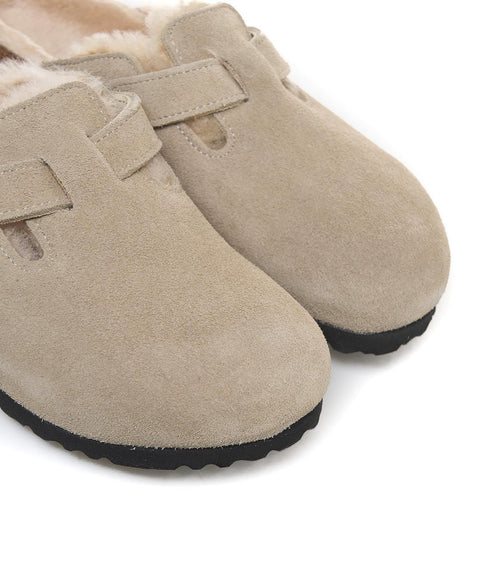 Sabot shearling 'Boston' #beige